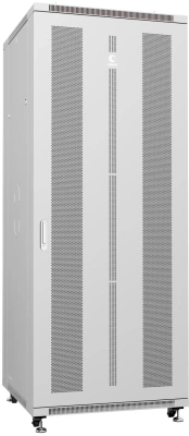 Шкаф серверный Cabeus (ND-05C-42U80/100) напольный 42U 800x1000мм пер.дв.перфор. задн.дв.перфор. 800кг серый 900мм 132кг 220град. 2055мм IP20 сталь