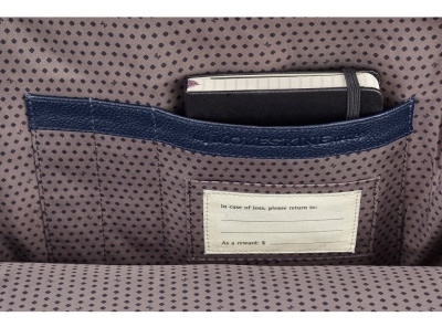 Сумка Moleskine Classic Leather ET84DBVB20 с отделением для ноутбука 15" синяя натур.кожа
