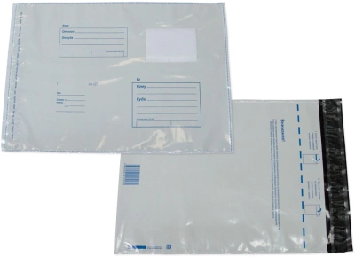 Пакет почтовый Silwerhof Eco 11004.10 B4 250x353мм "Куда-Кому" силиконовая лента пластик (pack:10pcs)