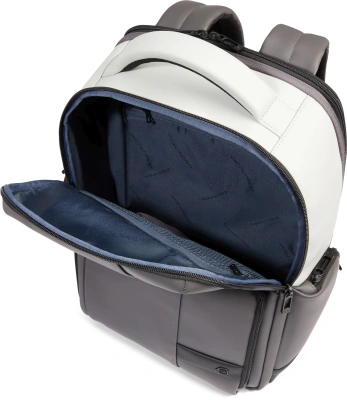 Рюкзак мужской Piquadro Wollem Rubber CA6239W129W/GRN серый/черный полиуретан