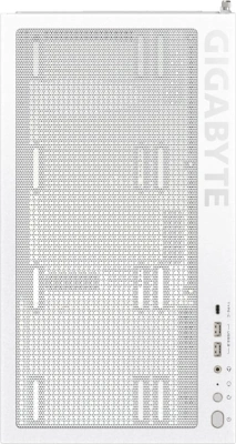 Корпус Gigabyte GB-C500PI ST белый без БП ATX 6x120mm 3x140mm 2xUSB3.0 audio bott PSU