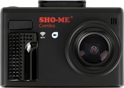 Видеорегистратор с радар-детектором Sho-Me Combo Note WiFi DUO черный 1080p 135гр. GPS MSTAR 8336
