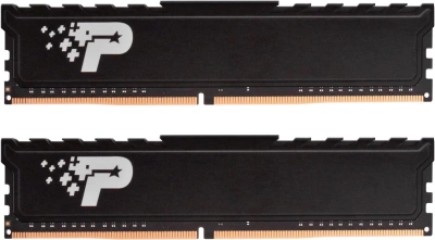 Память DDR4 2x8GB 2666MHz Patriot PSP416G2666KH1 Signature Premium RTL PC4-21300 CL19 DIMM UDIMM 288-pin 1.2В kit single rank с радиатором Ret