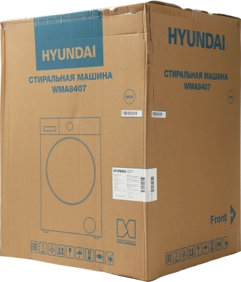 Стиральная машина Hyundai WMA8407 класс: A+++ загр.фронтальная макс.:8кг темно-серый инвертор