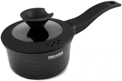 Ковш Rondell Walzer RDA-764 1.3л. d=16см (с крышкой) черный