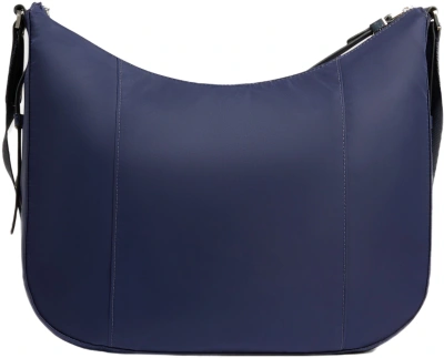 Сумка женская Piquadro Lyra BD6657W92T/BLU темно-синяя нейлон/натур.кожа