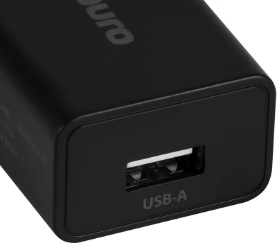 Сетевое зар./устр. Buro BUWA1 10.5W 2.1A USB-A черный (BUWA10S100BK)