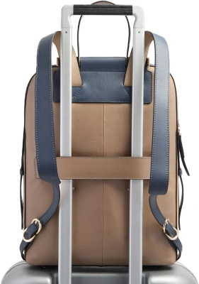 Рюкзак женский Piquadro Circle CA4576W92/TOBLU бежевый/голубой натур.кожа