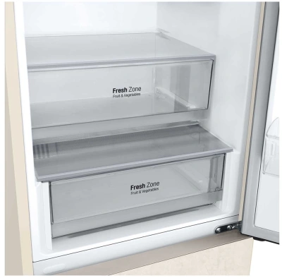 Холодильник LG GC-B459AEMW 2-хкамерн. бежевый инвертер