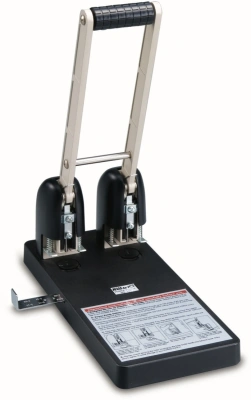 Дырокол Kw-Trio Heavy Duty 952 макс.:150лист. металл/пластик черный отв.:2 с линейкой