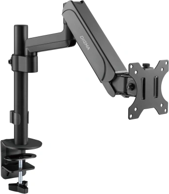 Кронштейн для мониторов ЖК Digma D-MM201 черный 17"-32" макс.9кг крепление к столешнице поворот и наклон