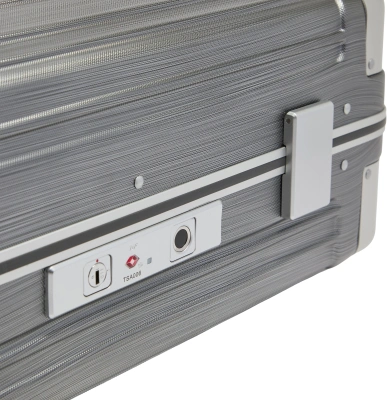 Чемодан Piquadro PQ-LM PQLM (BV7282PQLM/NCU) 40x55x20см 31л. 3.84кг. поликарбонат/натур.кожа темно-серый