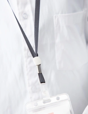 Шнур для бейджа Deli E5764 48.5х1см нейлон ассорти (упак.:20шт) пластиковый пакет