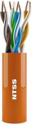 Кабель информационный NTSS NTSS-IN-UTP4-6-LSZH-GY кат.6 UTP 4 пары 23AWG LSZH внутренний 305м серый