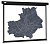 Экран Cactus 100" 152x203см Wallscreen CS-PSW-152X203-BK 4:3 настенно-потолочный рулонный черный