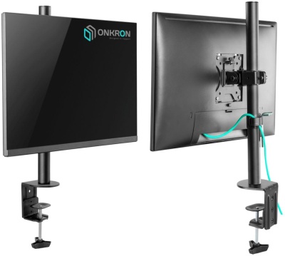 Кронштейн для мониторов Onkron D101E черный 13"-34" макс.10кг настольный поворот и наклон