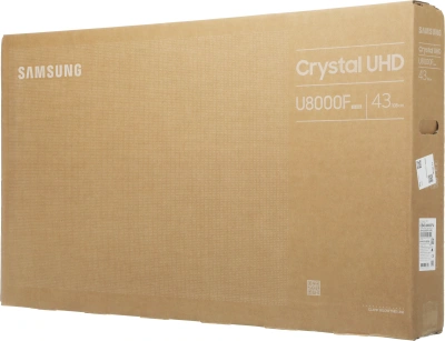 Телевизор LED Samsung 43" UE43U8000FUXRU черный 4K Ultra HD 60Hz DVB-T2 DVB-C DVB-S2 USB WiFi Smart TV