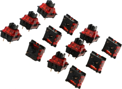 Клавиатура A4Tech S98 механическая красный/красный USB for gamer LED (S98 RED) кабель 1.8м