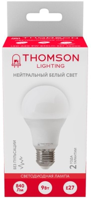 Лампа светодиодная Thomson TH-B2024 10Вт цок.:E27 свеча 220B св.свеч.бел.нейт. Candle (упак.:1шт)