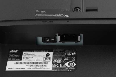 Монитор Acer 23.8" Vero B247YEbmiprxv черный IPS LED 4ms 16:9 HDMI M/M матовая HAS Piv 250cd 178гр/178гр 1920x1080 75Hz FreeSync VGA DP FHD USB 5.6кг