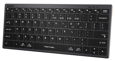Клавиатура A4Tech FBX51C серый USB беспроводная BT/Radio slim Multimedia для ноутбука (FBX51C GREY)