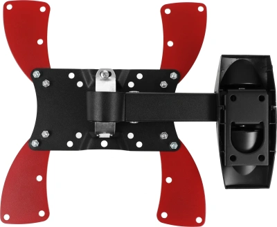 Кронштейн для телевизора Holder LCDS-5020 черный глянец 22"-42" макс.30кг настенный поворот и наклон