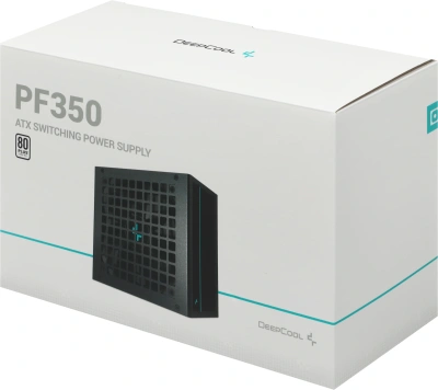Блок питания Deepcool ATX 350W PF350 80+ white (20+4pin) APFC 120mm fan 6xSATA RTL
