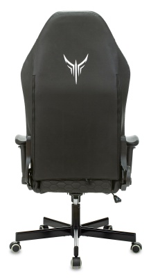 Кресло игровое Knight Neon черный соты экокожа с подголов. крестов. металл