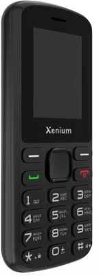 Мобильный телефон XENIUM X170 черный моноблок 2Sim 1.77" 128x160 Nucleus GSM900/1800 MP3 FM microSD max32Gb