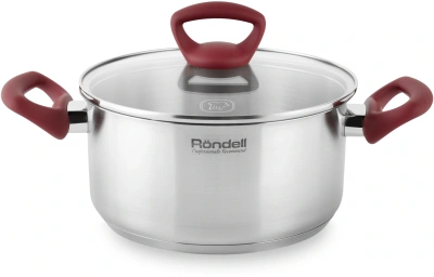 Кастрюля Rondell Heidi RDS-1112 2л. d=18см (с крышкой) стальной