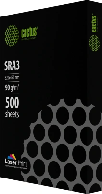 Бумага Cactus CS-LPSRA390500 SRA3 марка A/90г/м2/500л./белый CIE170% для лазерной печати