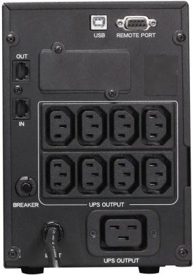 Источник бесперебойного питания Powercom Smart King Pro+ SPT-3000-II LCD 2400Вт 3000ВА черный