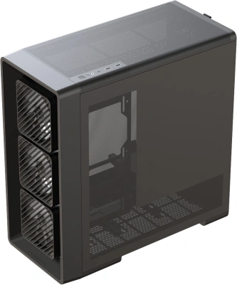 Корпус Formula Air Power G10 черный без БП ATX 7x120mm 5x140mm 2xUSB3.0 audio bott PSU
