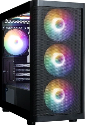 Корпус Zalman M4 SE черный без БП mATX 6x120mm 2xUSB2.0 1xUSB3.0 audio bott PSU