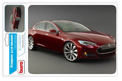 Коврик для мыши Buro BU-M90002 рисунок/машина 230x180x2мм (25 шт. в упаковке)