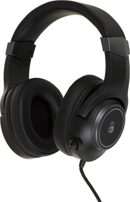 Наушники с микрофоном A4Tech Bloody G350 черный 2м мониторные USB оголовье (G350 USB/ BLACK)