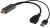 Переходник Buro HDMI (m)/DisplayPort (f) черный (BU-HDMI(M)-DP(F))