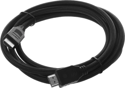 Кабель аудио-видео Cactus CS-HDMI.2-2 HDMI (m)/HDMI (m) 2м. позолоч.конт. черный