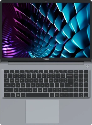 Ноутбук Tecno MegaBook K16SFA Ryzen 5 7535HS 8Gb SSD512Gb AMD Radeon 660M 16" IPS WUXGA (1920x1200) Windows 11 Home grey WiFi BT Cam 6060mAh (71005000518)