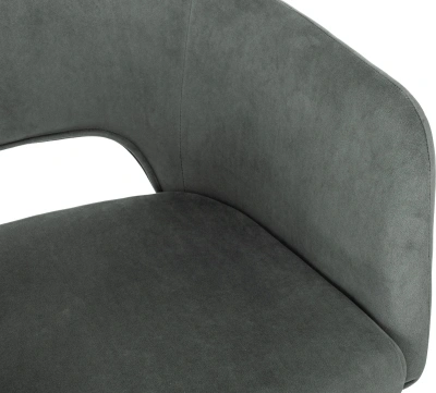 Кресло Бюрократ CH-390SL серый Alfa 44 крестов. металл хром