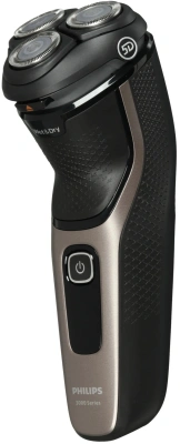 Бритва роторная Philips S3242/12 реж.эл.:3 питан.:аккум. черный/серебристый