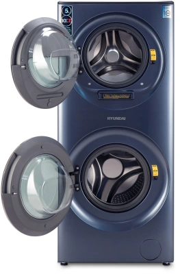 Стиральная машина Hyundai WMD9425 класс: A+++ загр.фронтальная макс.:15кг (с сушкой) темно-синий