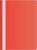 Папка-скоросшиватель Silwerhof SE-PSE20/RED A4 прозрач.верх.лист пластик красный 0.11/0.13