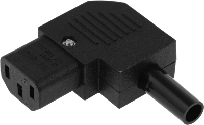 Вилка Lanmaster LAN-IEC-320-C13/90 IEC 60320 C13, 10A, 250V