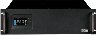 Источник бесперебойного питания Powercom King Pro RM KIN-3000AP LCD 2400Вт 3000ВА черный