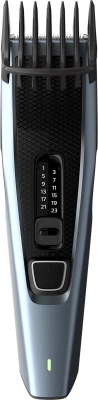 Машинка для стрижки Philips HC3530/15 синий/черный (насадок в компл:2шт)