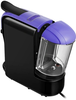 Кофемашина Kitfort КТ-7105-1 1450Вт черный/фиолетовый