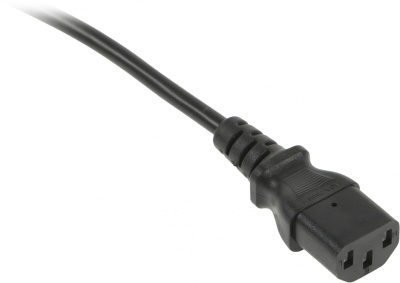 Шнур питания Rem R-10-Cord-C13-S-1.8 C13-Schuko проводник.:3x1мм2 1.8м 220В 10А (упак.:1шт) черный