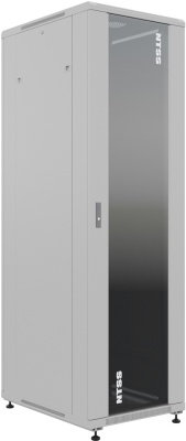 Шкаф серверный NTSS Премиум (NTSS-R22U6080GS) напольный 22U 600x800мм пер.дв.стекл металл 900кг серый 710мм 54.1кг 1102мм IP20 сталь