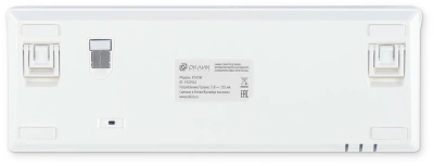 Клавиатура Оклик K763W механическая белый USB беспроводная BT/Radio Multimedia for gamer LED (1920562) кабель 1.5м
